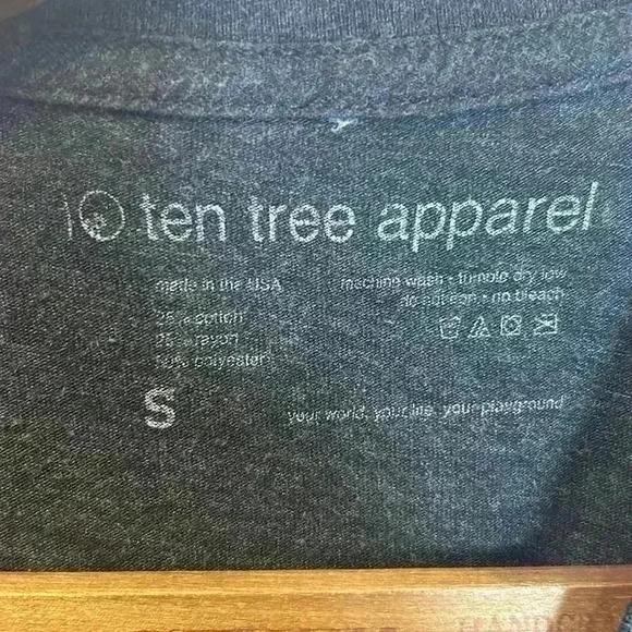 Ten Tree Women's Size Small  T-Shirt Eco Friendly Casual Summer Walk Hike Forest - Picture 5 of 6